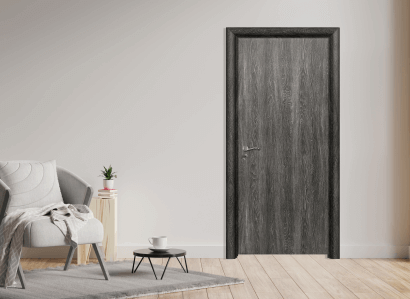 Интериорна врата Efapel плътен модел 4500 цвят сив ясен