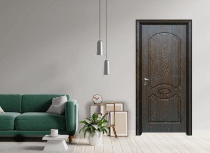 Интериорна врата Efapel плътен модел 4506p цвят палисандър