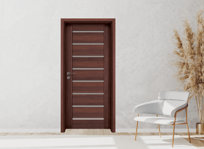 Интериорна врата Gradde Axel, цвят Шведски дъб, стъклен модел