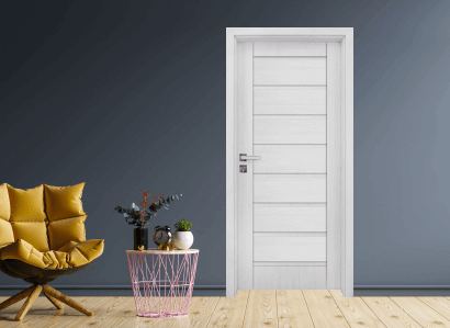 Интериорна врата Gradde Axel, цвят Сибирска Лиственица, плътен модел