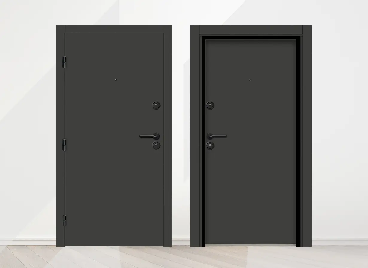 Входна Врата Unison Design цвят Антрацит в наличност 2sides