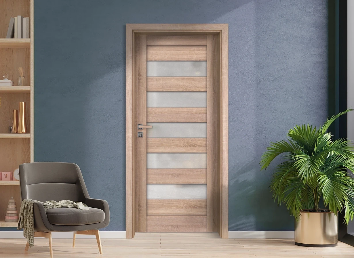Интериорна врата Gradde Glas, Дъб Вераде