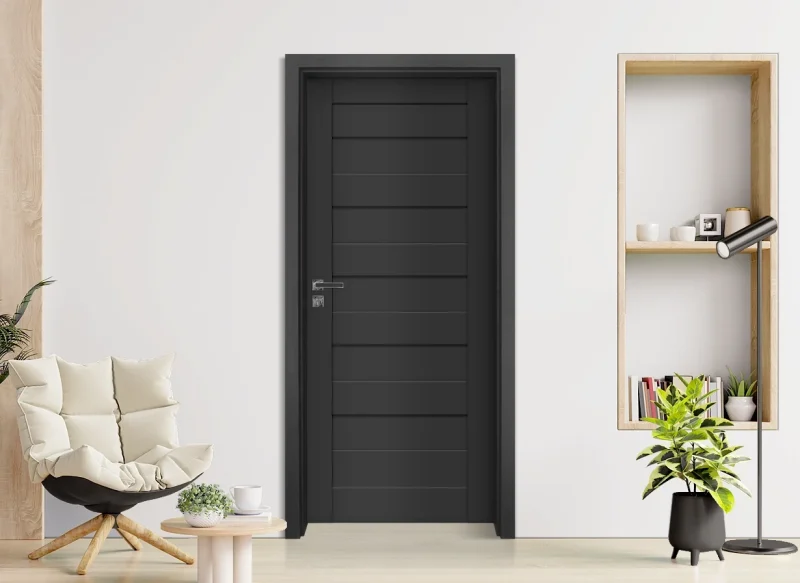 Интериорна врата Gradde Aaven Voll, Антрацит мат