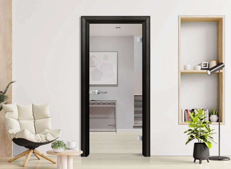 Стъклена Врата Efapel Basic G 10 Черна Мура