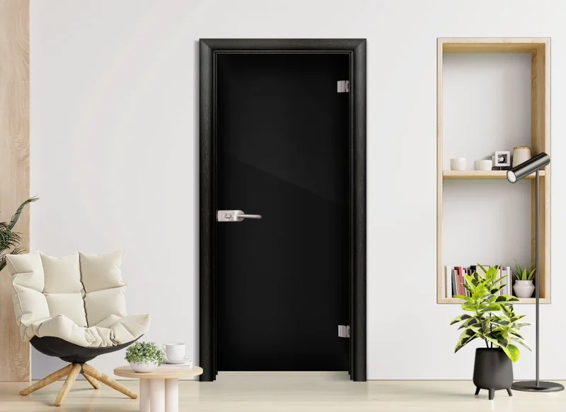 Стъклена Врата Efapel Folio G 15-2 Черна Мура