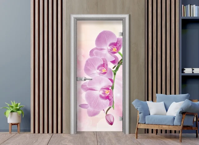 Стъклена Врата Efapel Print G 13-3 Pink Лен